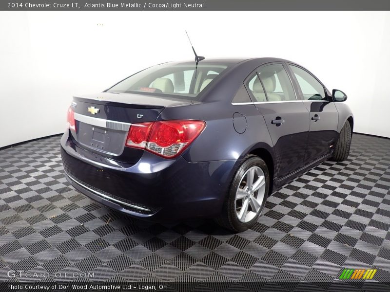 Atlantis Blue Metallic / Cocoa/Light Neutral 2014 Chevrolet Cruze LT