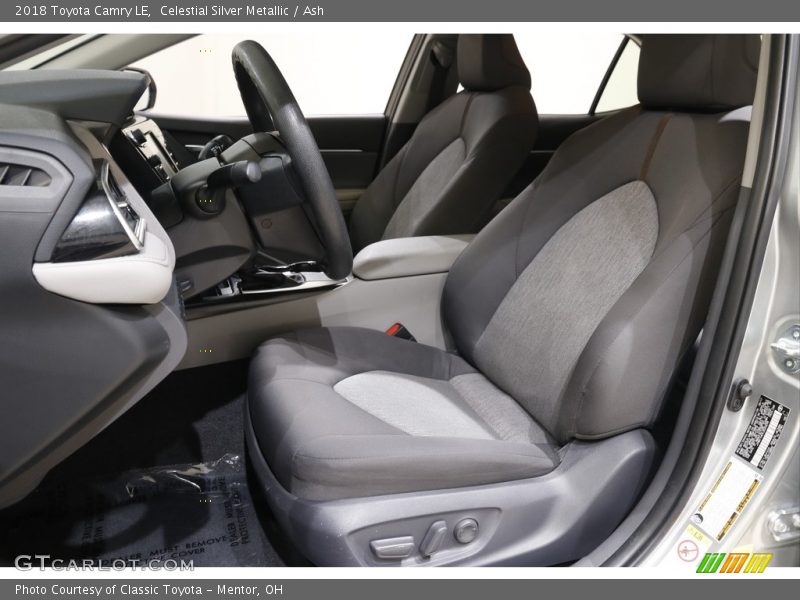 Celestial Silver Metallic / Ash 2018 Toyota Camry LE