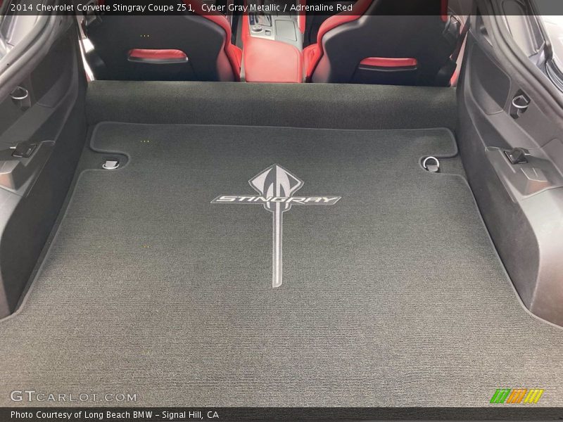 Cyber Gray Metallic / Adrenaline Red 2014 Chevrolet Corvette Stingray Coupe Z51