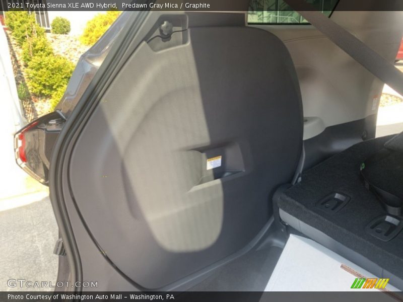 Predawn Gray Mica / Graphite 2021 Toyota Sienna XLE AWD Hybrid