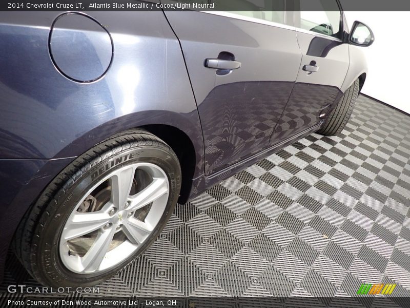 Atlantis Blue Metallic / Cocoa/Light Neutral 2014 Chevrolet Cruze LT