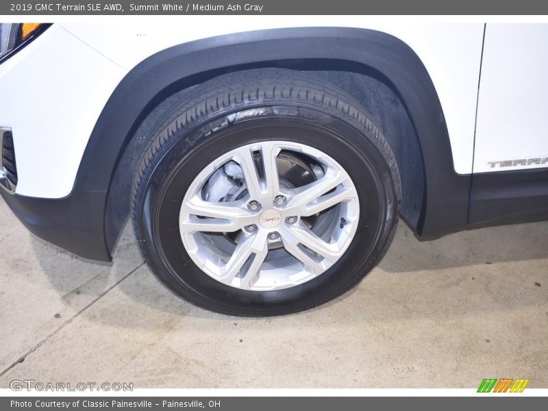 Summit White / Medium Ash Gray 2019 GMC Terrain SLE AWD