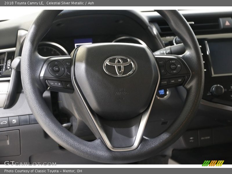 Celestial Silver Metallic / Ash 2018 Toyota Camry LE