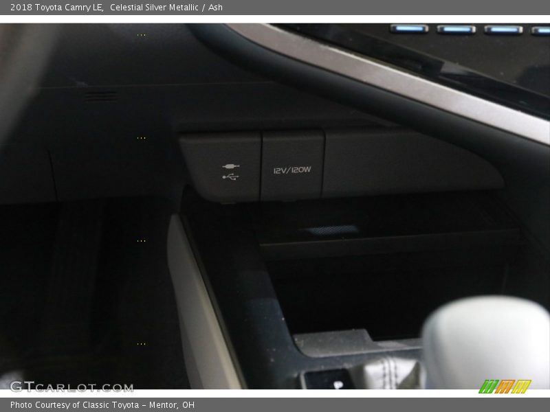 Celestial Silver Metallic / Ash 2018 Toyota Camry LE