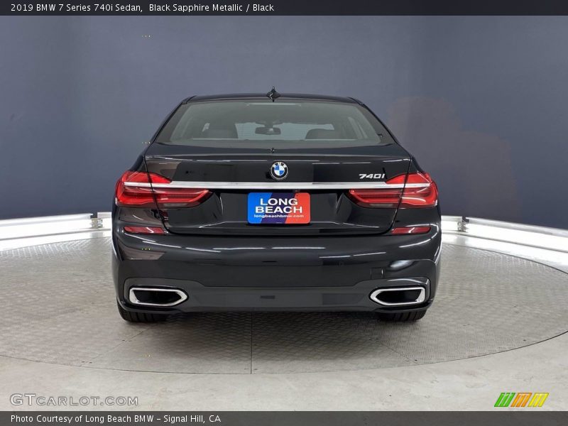 Black Sapphire Metallic / Black 2019 BMW 7 Series 740i Sedan
