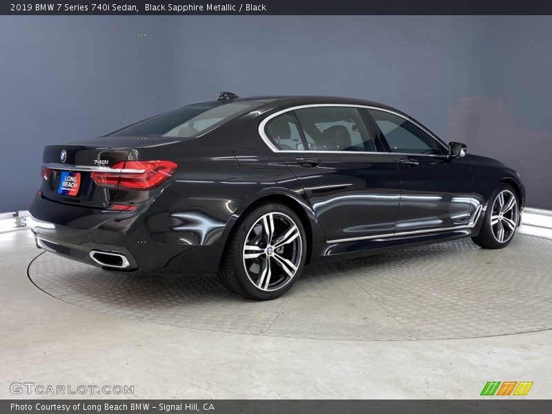 Black Sapphire Metallic / Black 2019 BMW 7 Series 740i Sedan
