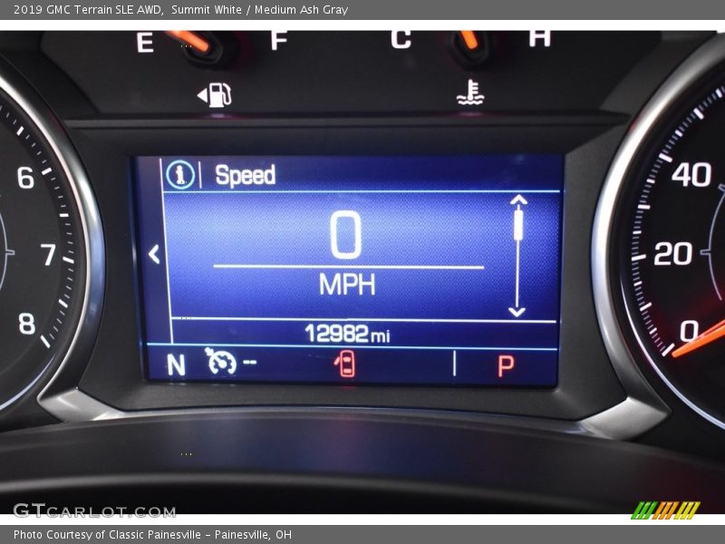 Summit White / Medium Ash Gray 2019 GMC Terrain SLE AWD