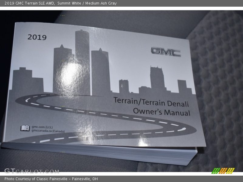 Summit White / Medium Ash Gray 2019 GMC Terrain SLE AWD
