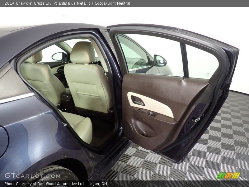 Atlantis Blue Metallic / Cocoa/Light Neutral 2014 Chevrolet Cruze LT