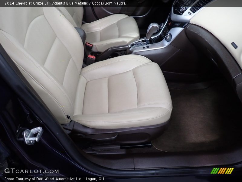Atlantis Blue Metallic / Cocoa/Light Neutral 2014 Chevrolet Cruze LT