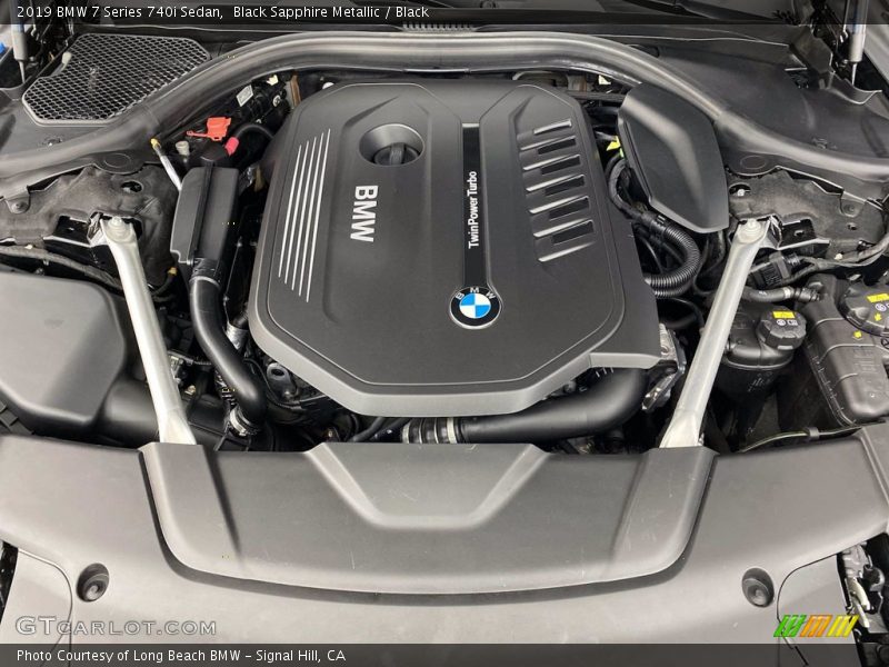Black Sapphire Metallic / Black 2019 BMW 7 Series 740i Sedan
