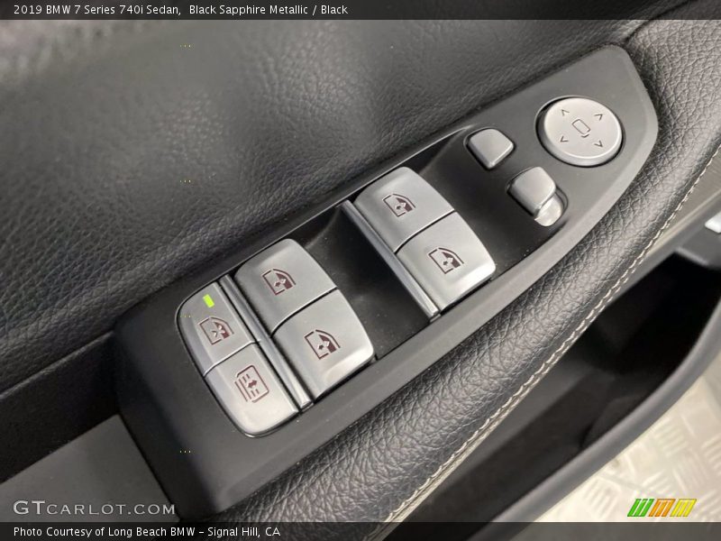 Black Sapphire Metallic / Black 2019 BMW 7 Series 740i Sedan