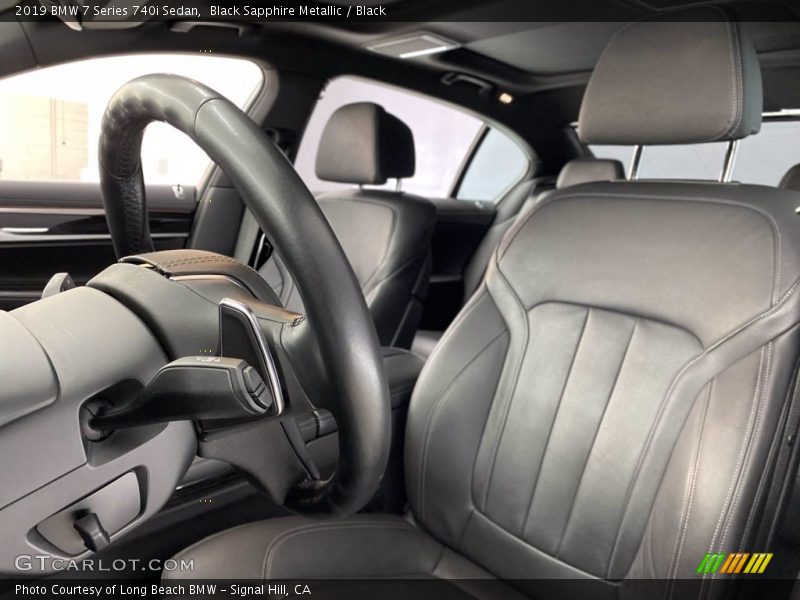 Black Sapphire Metallic / Black 2019 BMW 7 Series 740i Sedan