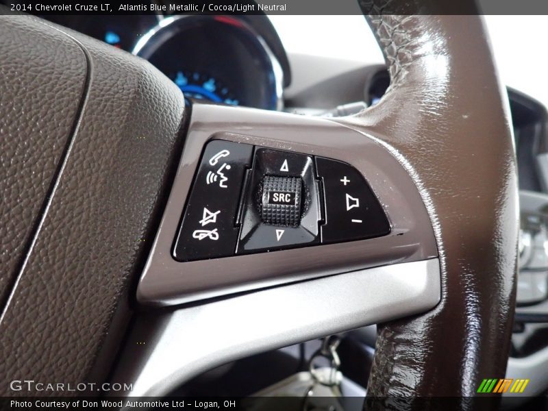 Atlantis Blue Metallic / Cocoa/Light Neutral 2014 Chevrolet Cruze LT