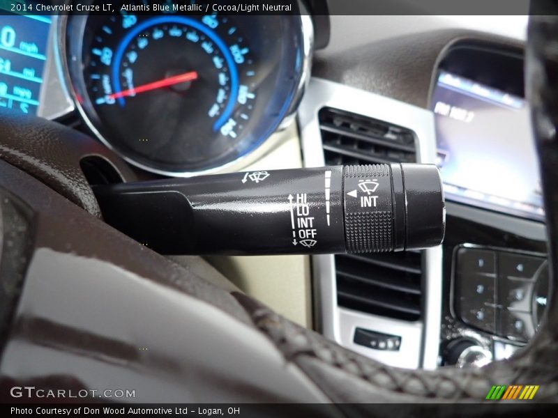 Atlantis Blue Metallic / Cocoa/Light Neutral 2014 Chevrolet Cruze LT