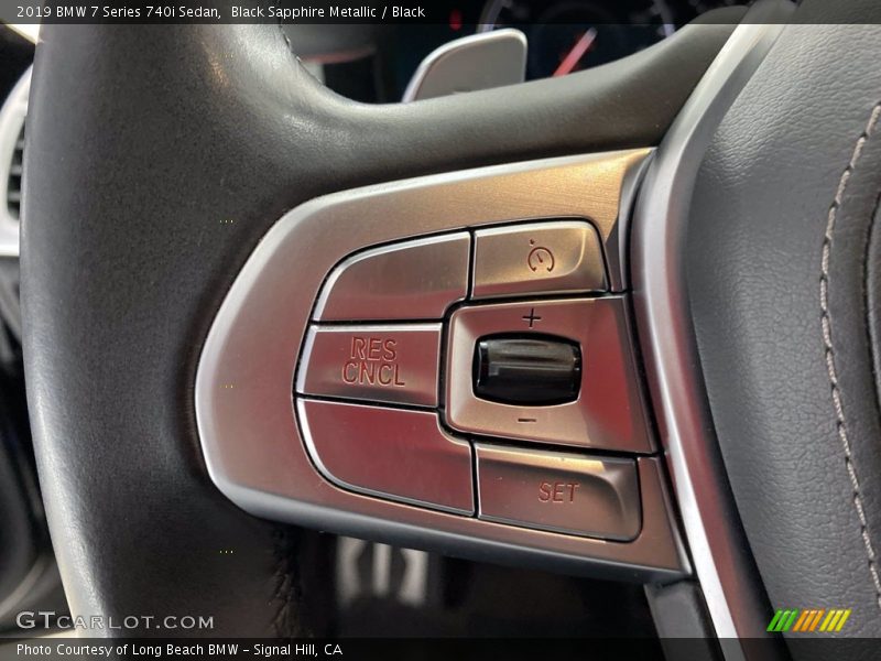 Black Sapphire Metallic / Black 2019 BMW 7 Series 740i Sedan