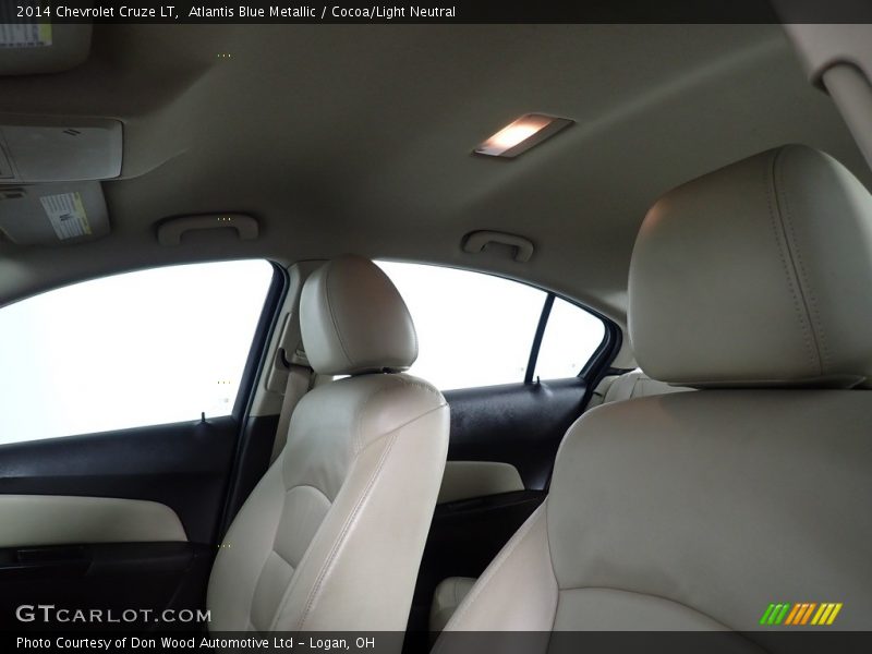 Atlantis Blue Metallic / Cocoa/Light Neutral 2014 Chevrolet Cruze LT
