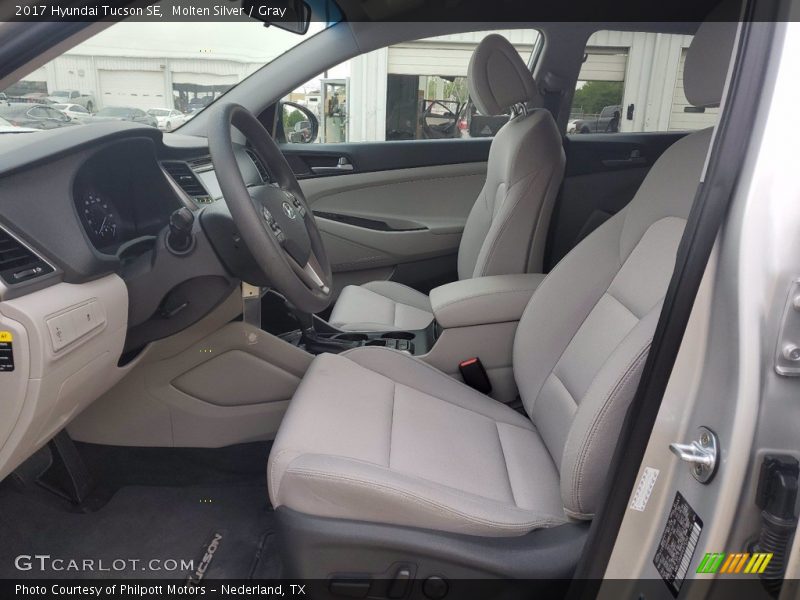 Molten Silver / Gray 2017 Hyundai Tucson SE