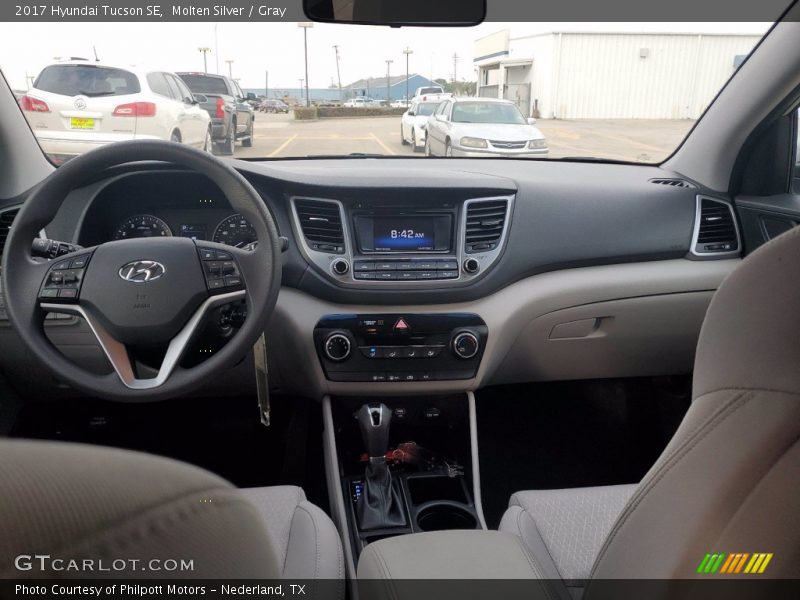 Molten Silver / Gray 2017 Hyundai Tucson SE
