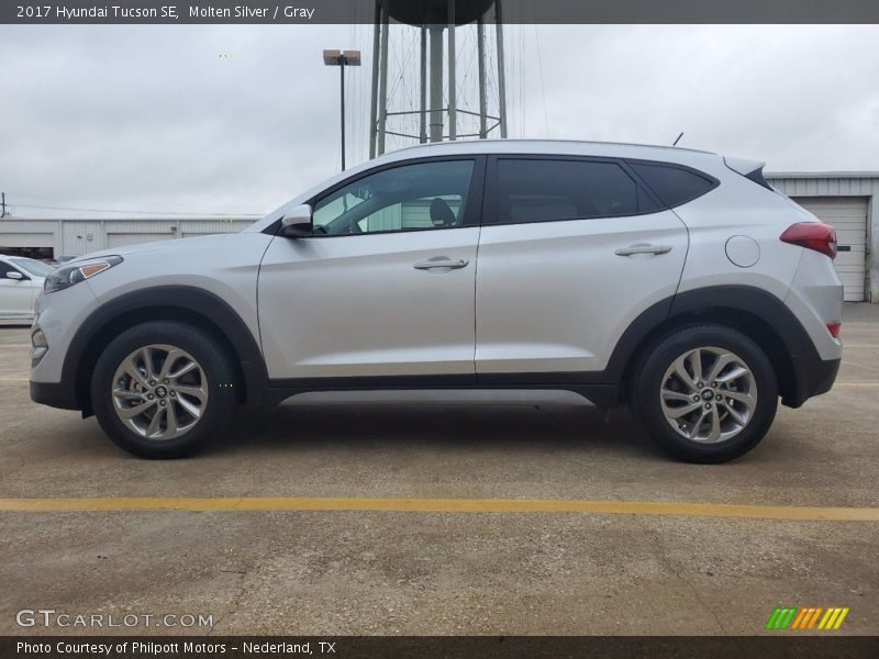 Molten Silver / Gray 2017 Hyundai Tucson SE