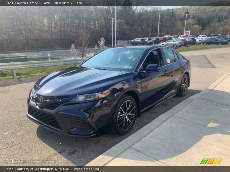 Blueprint / Black 2021 Toyota Camry SE AWD