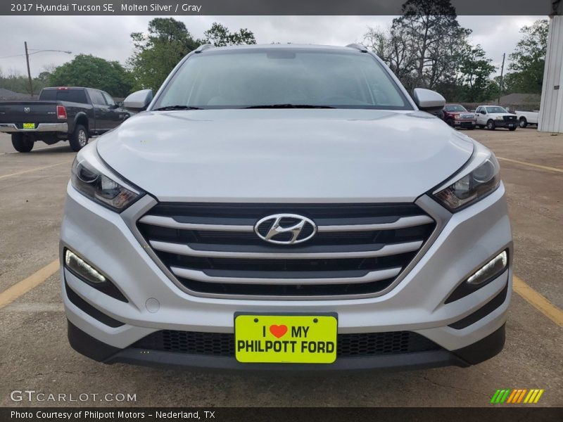 Molten Silver / Gray 2017 Hyundai Tucson SE