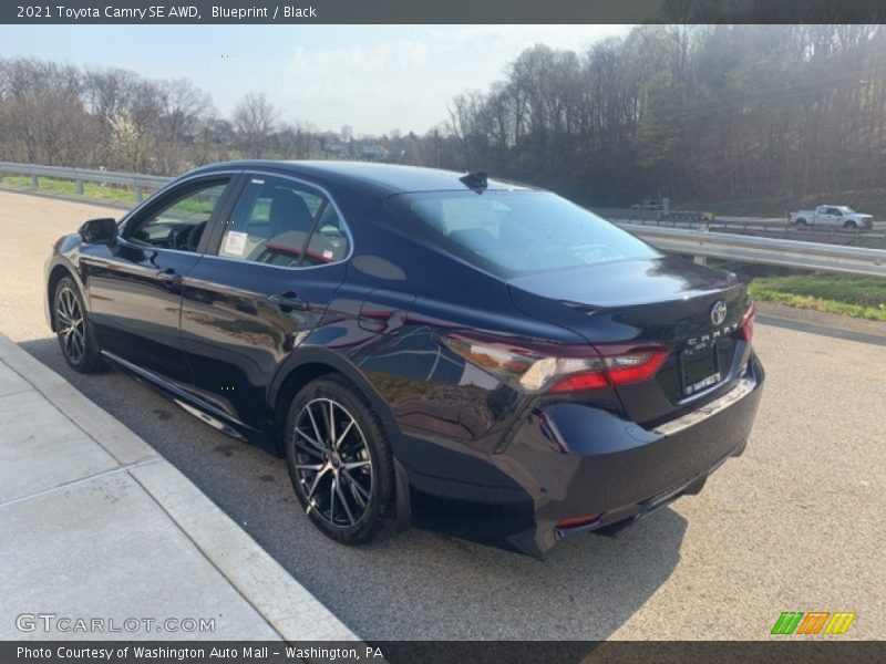 Blueprint / Black 2021 Toyota Camry SE AWD