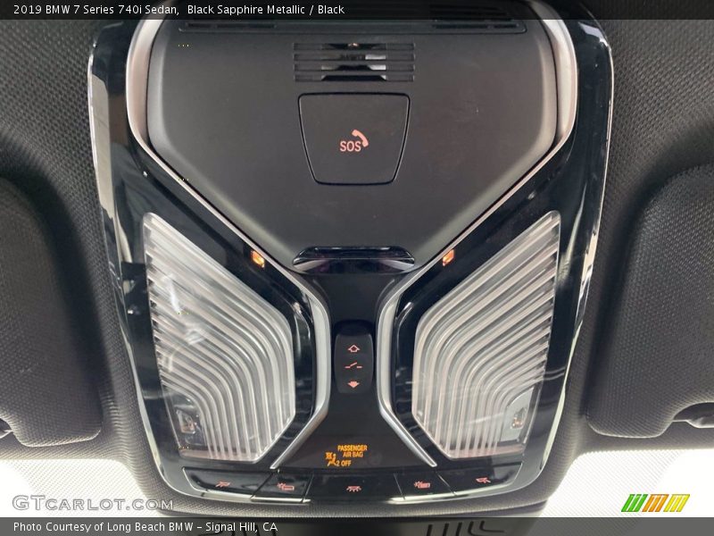 Black Sapphire Metallic / Black 2019 BMW 7 Series 740i Sedan