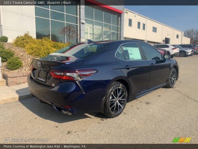 Blueprint / Black 2021 Toyota Camry SE AWD