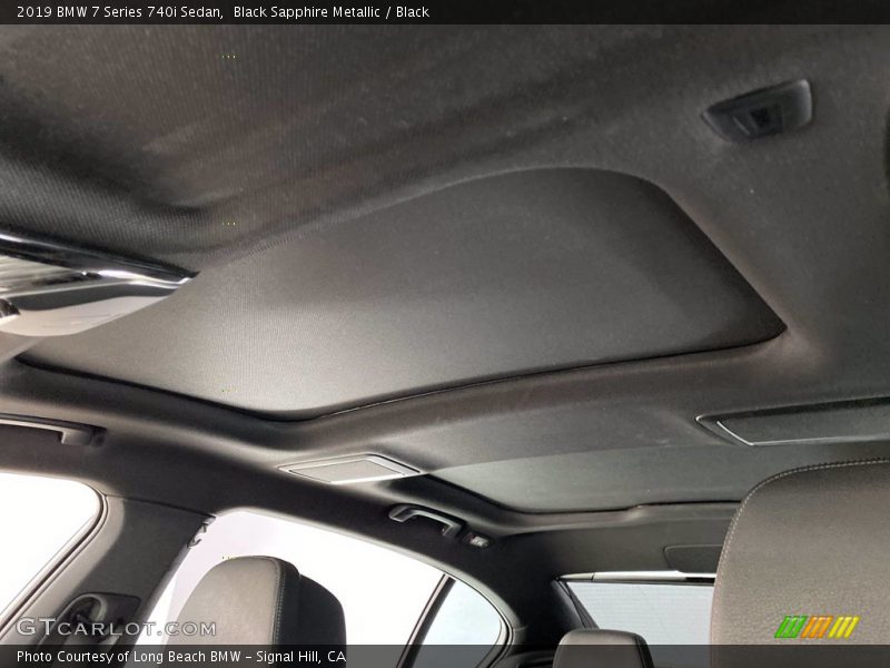 Black Sapphire Metallic / Black 2019 BMW 7 Series 740i Sedan