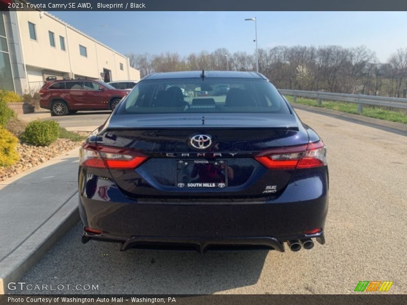 Blueprint / Black 2021 Toyota Camry SE AWD
