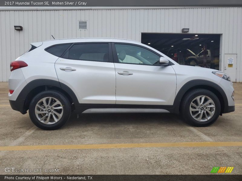 Molten Silver / Gray 2017 Hyundai Tucson SE