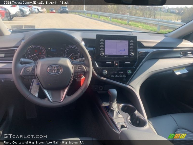 Blueprint / Black 2021 Toyota Camry SE AWD