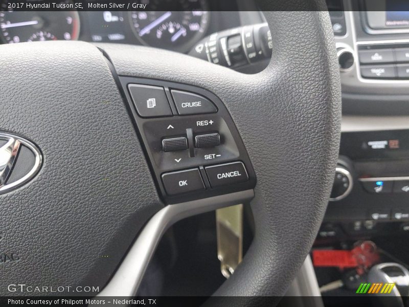 Molten Silver / Gray 2017 Hyundai Tucson SE