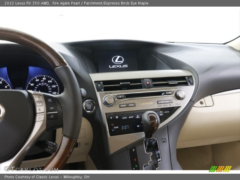Fire Agate Pearl / Parchment/Espresso Birds Eye Maple 2013 Lexus RX 350 AWD