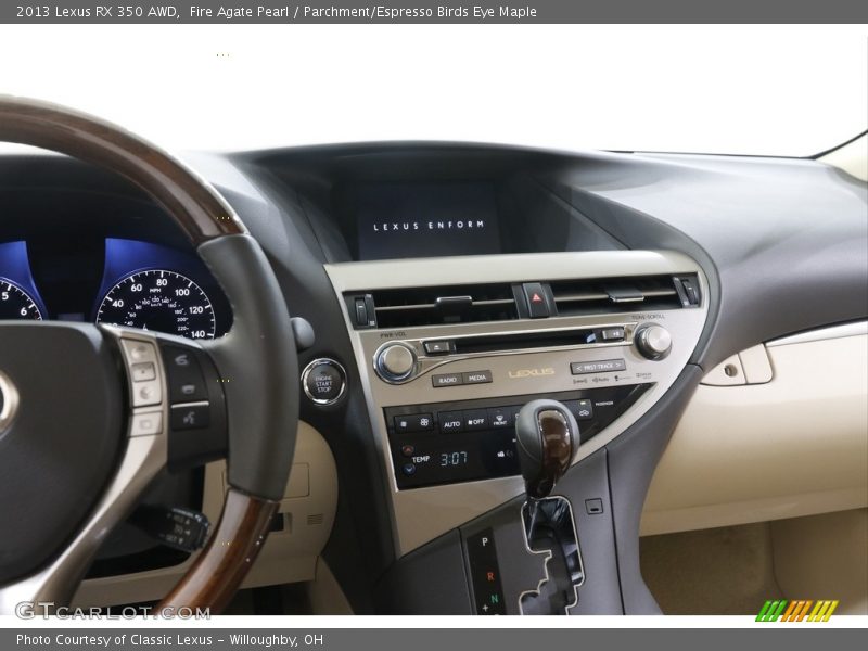 Fire Agate Pearl / Parchment/Espresso Birds Eye Maple 2013 Lexus RX 350 AWD