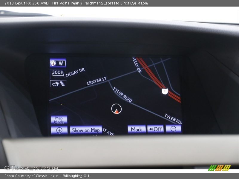 Fire Agate Pearl / Parchment/Espresso Birds Eye Maple 2013 Lexus RX 350 AWD
