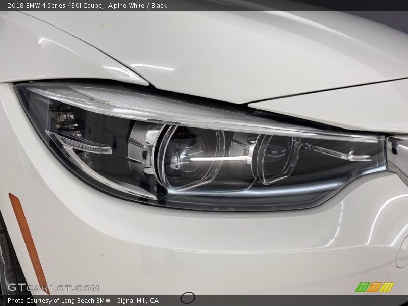 Alpine White / Black 2018 BMW 4 Series 430i Coupe