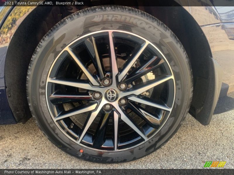 Blueprint / Black 2021 Toyota Camry SE AWD
