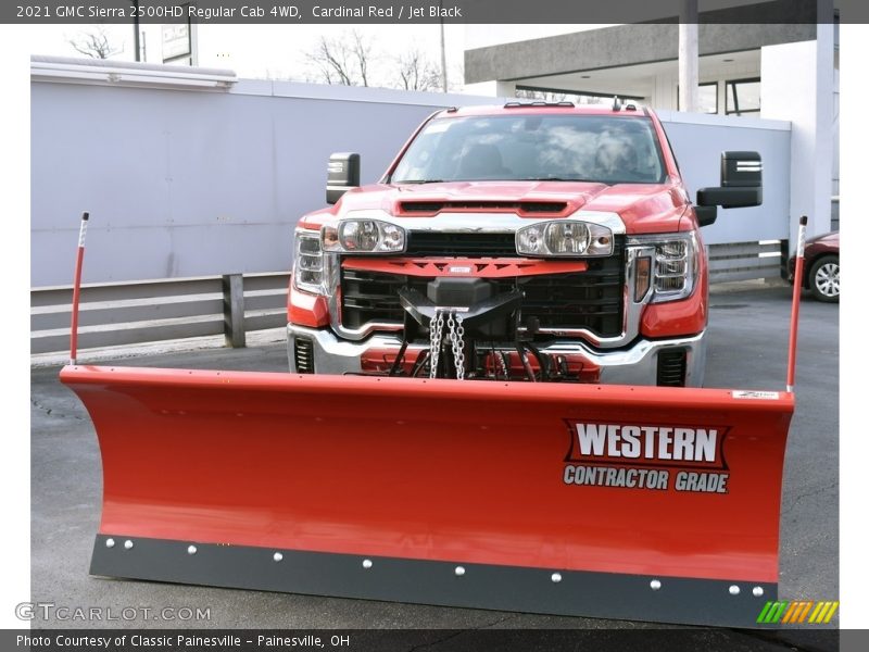 Cardinal Red / Jet Black 2021 GMC Sierra 2500HD Regular Cab 4WD