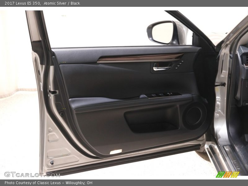 Atomic Silver / Black 2017 Lexus ES 350