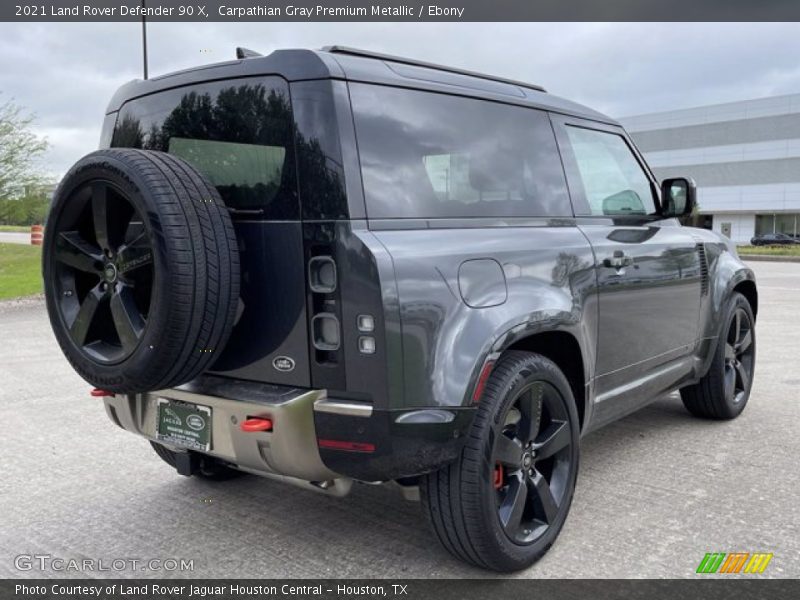 Carpathian Gray Premium Metallic / Ebony 2021 Land Rover Defender 90 X