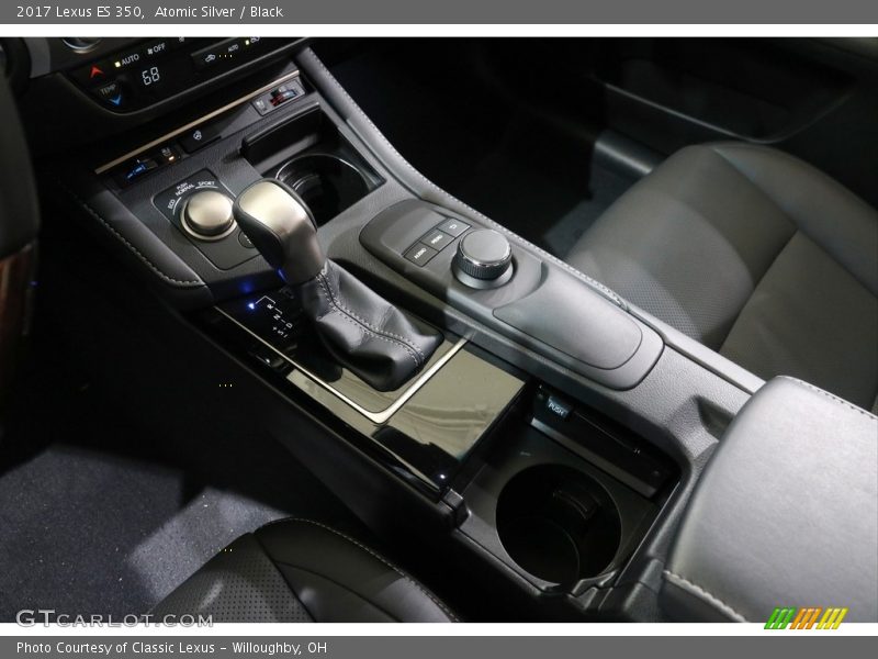 Atomic Silver / Black 2017 Lexus ES 350
