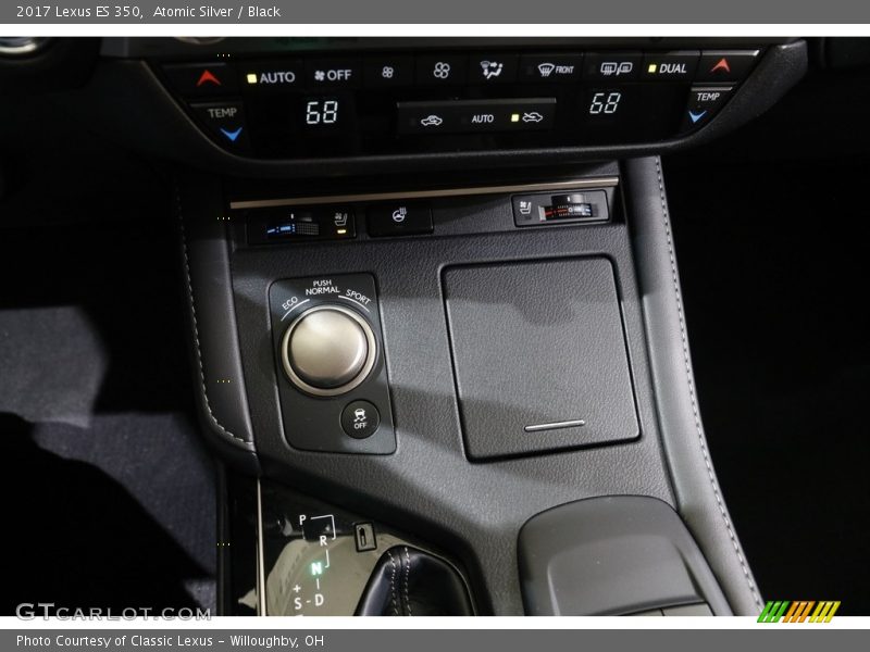 Atomic Silver / Black 2017 Lexus ES 350