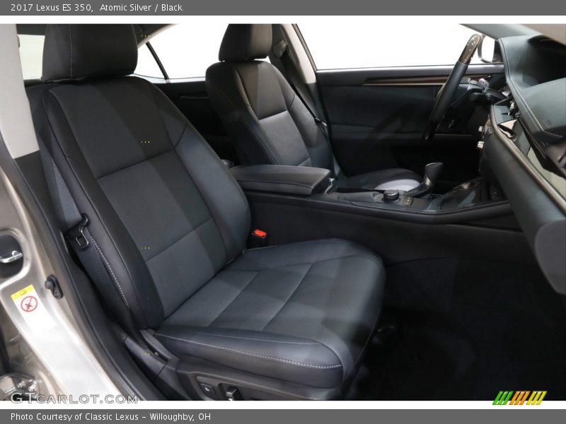 Atomic Silver / Black 2017 Lexus ES 350