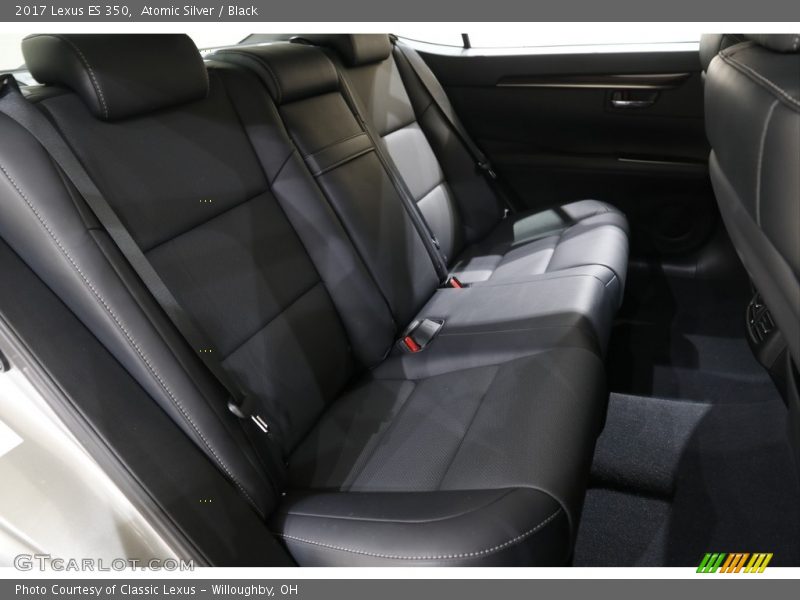 Atomic Silver / Black 2017 Lexus ES 350
