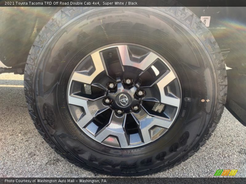 Super White / Black 2021 Toyota Tacoma TRD Off Road Double Cab 4x4