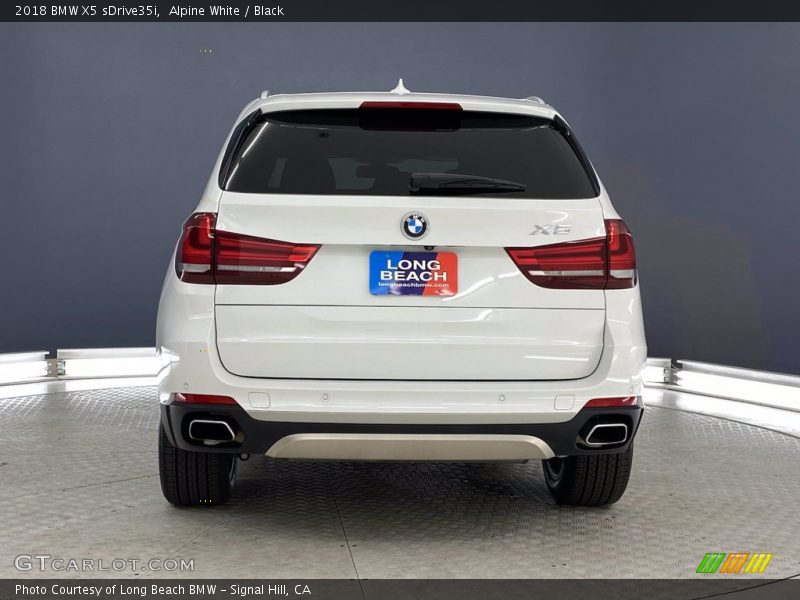 Alpine White / Black 2018 BMW X5 sDrive35i