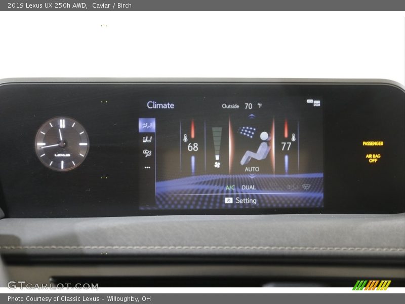 Caviar / Birch 2019 Lexus UX 250h AWD