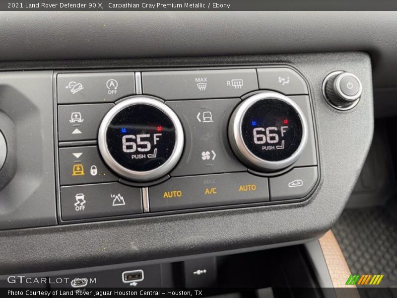 Controls of 2021 Defender 90 X